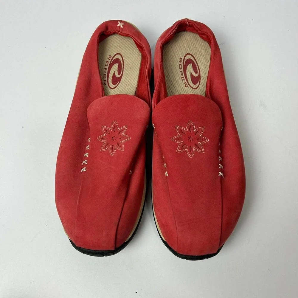 Y2k Roper Red Slide-on Sneaker 9 - Picture 4 of 4